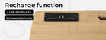 Levede Standing Desk Height Adjustable Office Computer Laptop Side Table USB