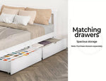 Levede Wooden Bed Frame Queen Double Single Mattress Base Solid Pine White