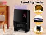 Spector Space Heaters Electric Portable Instant Fireplace Heater 3D Flame 2000W