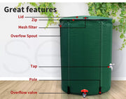 Water Rain Storage Tank Collapsible Portable Camping Caravan Hydroponic 250L