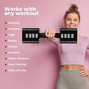 Centra Pair Adjustable Dumbbells 2.8KG-10KG Gym Training Metal Weight Block Set
