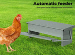 Pawz 10KG Auto Automatic Chicken Feeder Self-opening Poultry Chook Treadle