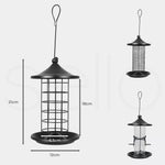 Pawz 3x Bird Feeder Hanging Wild Seed Container Hanger Stand Outdoor Garden