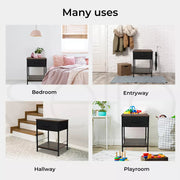 Levede Bedside Tables End Table Storage Cabinet Chest of Drawer Rustic Brown