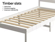 Levede Wooden Bed Frame Queen Double Kingsingle Single Mattress Base Timber WH
