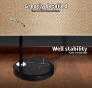 Emitto Modern LED Floor Lamp Reading Light Free Standing Adjustable Marble Base
