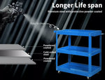 Traderight Tool Cart Trolley Toolbox Workshop Garage Storage Organizer Steel BL
