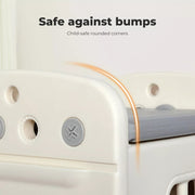 Bopeep Drawer Storage Cabinet Classified Toy Storage Rack Multi-layer 4 Cells