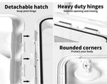 Manan Access Hatch Service Door Lockable Lid Caravan Storage rv Boat 440x315mm