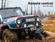 Electric Winch 4500LBS/2041KG 12V Wireless ATV UTV 4WD Boat Recovery Rope Remote