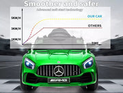 Kids Ride On Car 12V Battery Mercedes-Benz Licensed AMG GTR Toy Remote Control