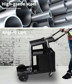 Welding Cart Trolley Drawer Welder Cabinet MIG TIG ARC MMA Plasma Heavy Duty