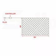 300/800 Led Curtain Fairy Lights Wedding Indoor Outdoor Christmas Garden Party