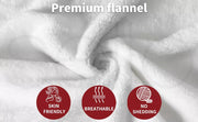 Santaco Throw Blanket Xmas Double Sided Warm Fleece Christmas Gift 200X150cm