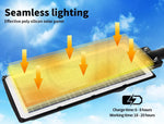 Solar Sensor Flood Light Street Radar Motion Secutiry Rechargeable Remote Timer