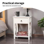 Levede 2x Bedside Tables Drawers Side Table Storage Cabinet Nightstand Bedroom