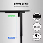 Levede Motorised Standing Desk Frame Only Single Motor Height Adjustable