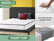 Dreamz Mattress Queen Double King Single Bed Top Pocket Spring Firm Foam.