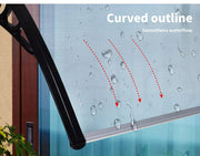 Mountview Window Door Awning Outdoor Canopy UV Patio Rain Cover DIY 1M X 1.5M