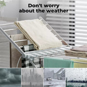 Levede Electric Heated Airer and Cover Clothes Dryer Heated Drying Rack Foldable
