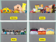 Levede Kids Toy Box Storage Chest Cabinet Container Clothes Organiser Grey