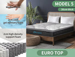 Dreamz Mattress Queen Double King Single Bed Top Pocket Spring Firm Foam.