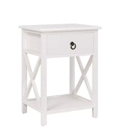 Levede 1x Bedside Tables Drawers Side End Table Storage Cabinet Nightstand