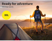 Military Backpack Tactical Camping Hiking Travel Rucksack Outdoor Trekking 80L