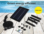 Solar Fountain Powered Water Power Wireless Garden Pond Pool Bird Outdoor