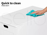 Levede Kids Toy Box Storage Chest Cabinet Container Clothes Organiser White