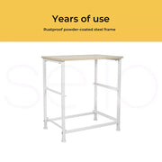 Levede Chest of 2 Drawers Bedside Table Storage Cabinet Tower Dresser Beige
