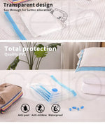 Vacuum Storage Bags Save Space Seal Compressing Clothes Quilt Organizer Saver