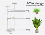 Levede Plant Stand Outdoor Indoor Flower Pots Rack Garden Shelf Home Decor 100CM