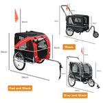 Pawz Pet Bike Trailer Bicycle Dog Stroller Puppy Outdoor Cycling Oxford Fabric