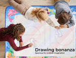 Kids Drawing Mat Aqua Doodle Board Water Painting Writing Magic Educational Toy