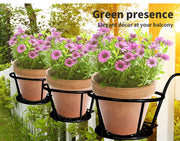 3xLevede  Plant Stand flower Holder Hanging Pot Basket Plant Garden Wall Storage