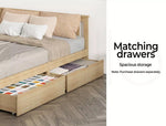 Levede Wooden Bed Frame Queen Double Single Rustic Mattress Base Solid Pine