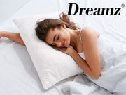 Dreamz 4-Pack Bed Pillows – Soft, Firm, Hotel Quality, Cotton Cover, Standard