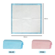 Pawz 60x60cm Pet Dog Training Pads Indoor Puppy Potty Pee Mat Blue 400 PCS