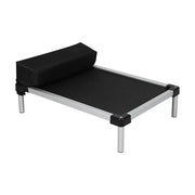 Pawz Pet Trampoline Elevated Raised Dog Bed Aluminium Frame Chew Proof Pillow