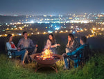 Fire Pit BBQ Grill Pits Outdoor Fireplace Camping Portable Garden Patio Heater