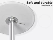 Levede Bar Table Swivel Gas Lift Counter Dining Furniture Cafe Outdoor White