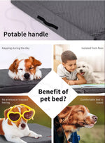Pawz Pet Bed Foldable Dog Puppy Beds Cushion Pad Pads Soft Plush Cat Pillow XXL