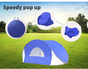 Mountview Pop Up Tent Beach Camping Tents 2-3 Person Hiking Portable with Matt
