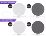 Marlow Chair Mat Round Carpet Hard Floor Protectors PVC Home Office 120cm Dia.