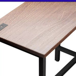 Levede High Bar Table Office Desk USB Charge Vintage Industrial Dining 110x60CM