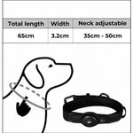 Pawz Bluetooth Pet Tracker Collar Dog Locator GPS Smart Waterproof 120m Black