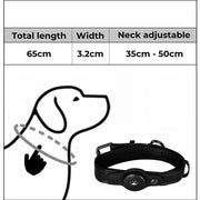 Pawz Bluetooth Pet Tracker Collar Dog Locator GPS Smart Waterproof 120m Black