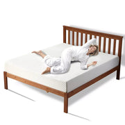 Dreamz Mattress Topper Memory Foam 25cm Comfort Washable Soft Cover King Queen.