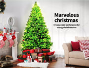 Santaco Christmas Tree Xmas Home Decorations Ornaments LED Light Green Decor